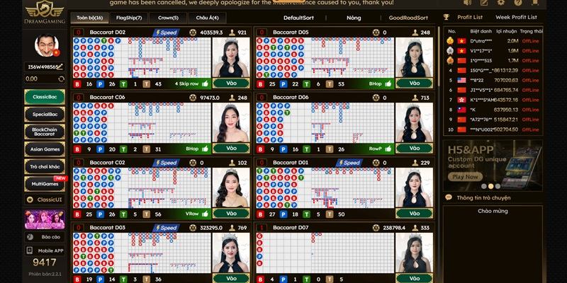 Nền tảng DreamGaming Casino nổi tiếng tại nhiều quốc gia